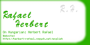 rafael herbert business card